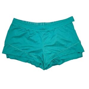 ♥︎ ROXY Athletics ♥︎ Size Med •Teal Workout Shorts Drawstring Moisture Wicking